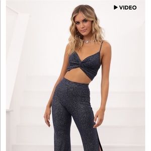 Two piece shimmer set from Lucy in the sky